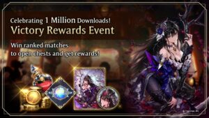 1 Million Downloads Victory Rewards Event