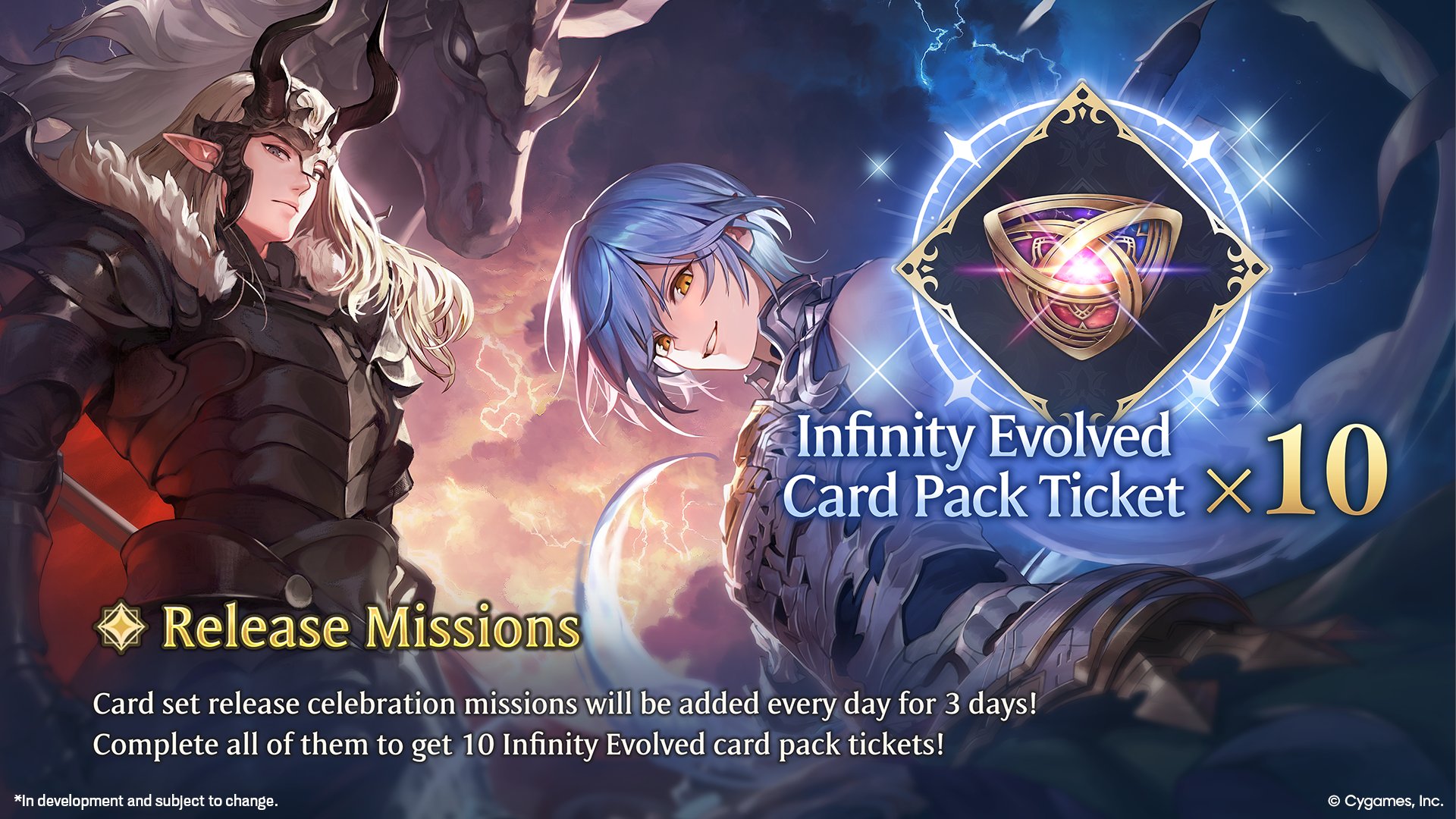 Infinity Evolved Release Missions